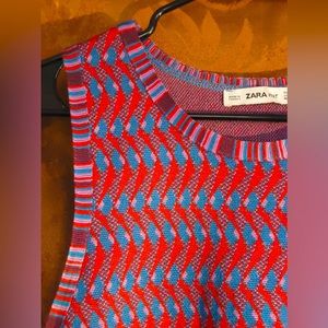 Zara Knit Multi-Color Two Piece